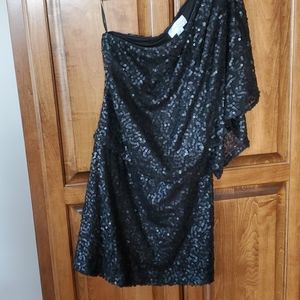 Jessica Simpson Black Sequin Dress